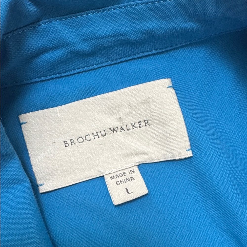 Brochu Walker Havana Dress in azure blue L - Picture 5 of 6